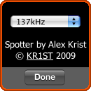 Backside of the Spotter Widget