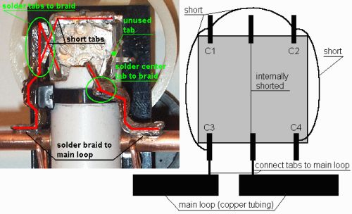 Soldering the Capacitor to the Main Loop